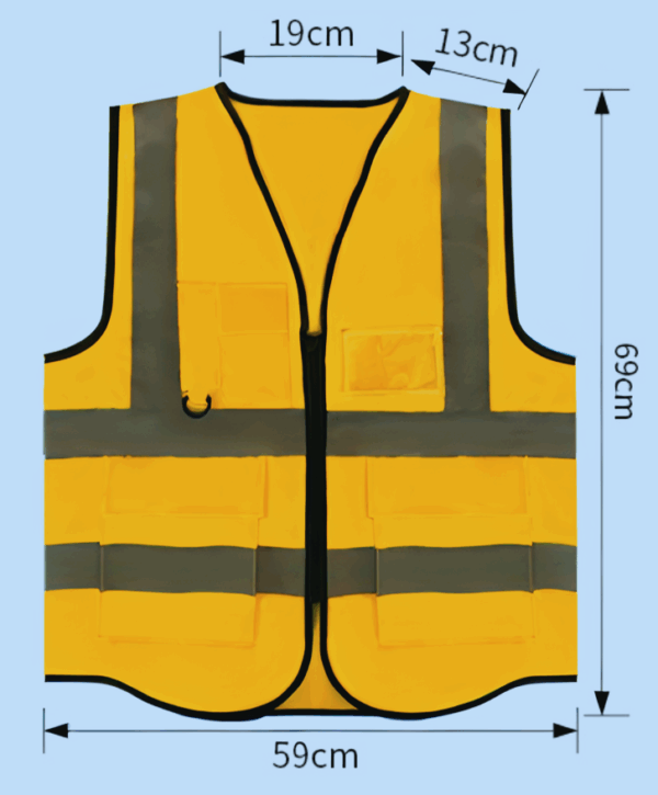 Dossard rafraîchissant orange dimesion XL Dossard glacé rafraîchissant de couleur orange- XL